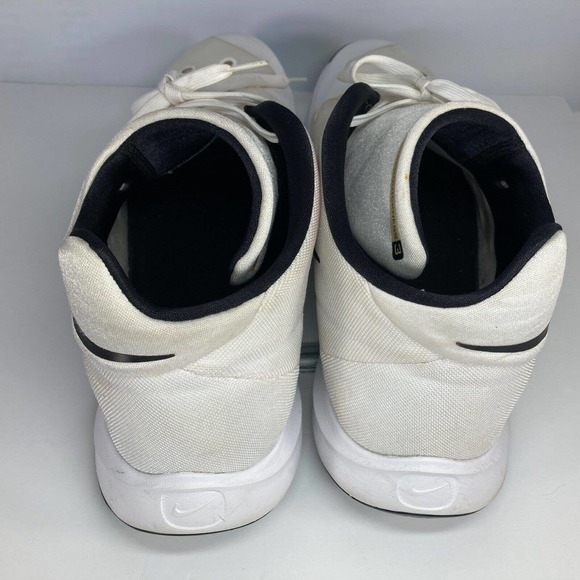 Nike Zoom Hyperquickness 3 White Size 18 Men's Basketball Shoes 812976-101 GREAT - Picture 8 of 10